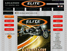 Tablet Screenshot of elite-rentabike.com